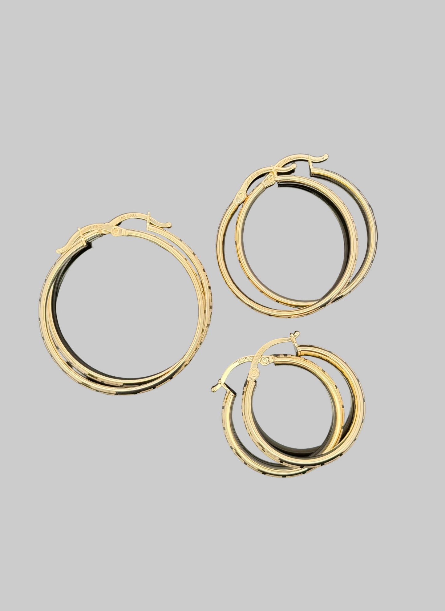 ARRACADAS GRECAS 14K