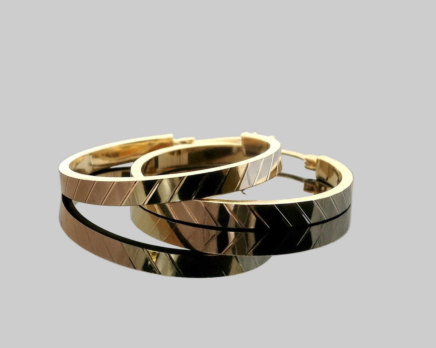 Arracadas de Aro Diamantadas en Oro