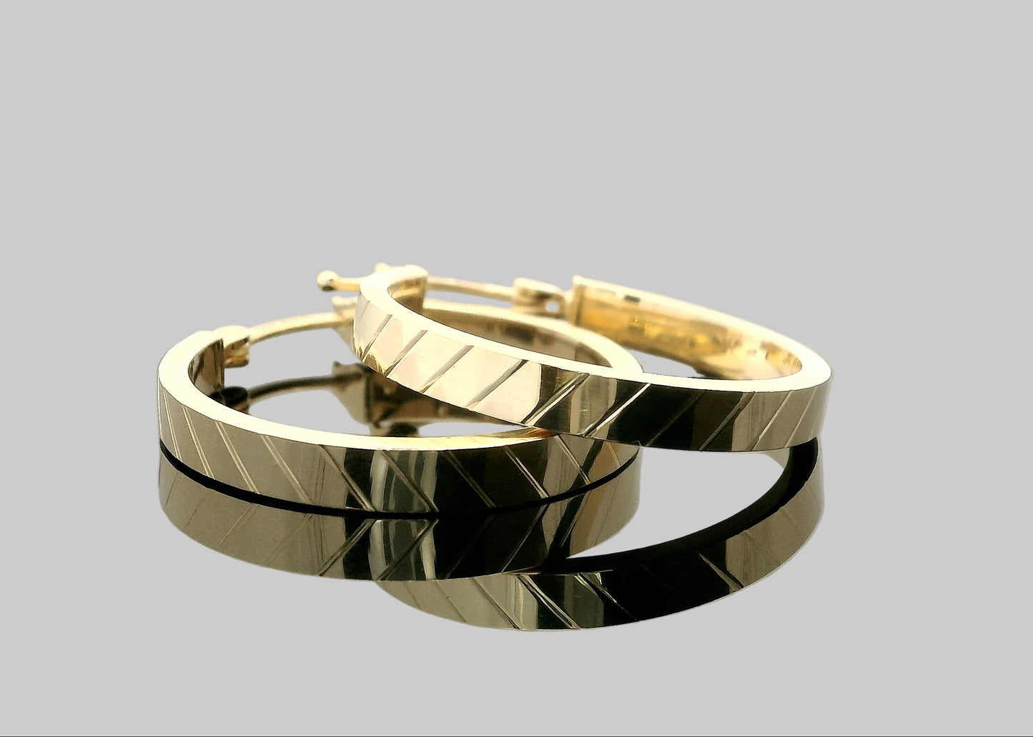 Arracadas de Aro Diamantadas en Oro