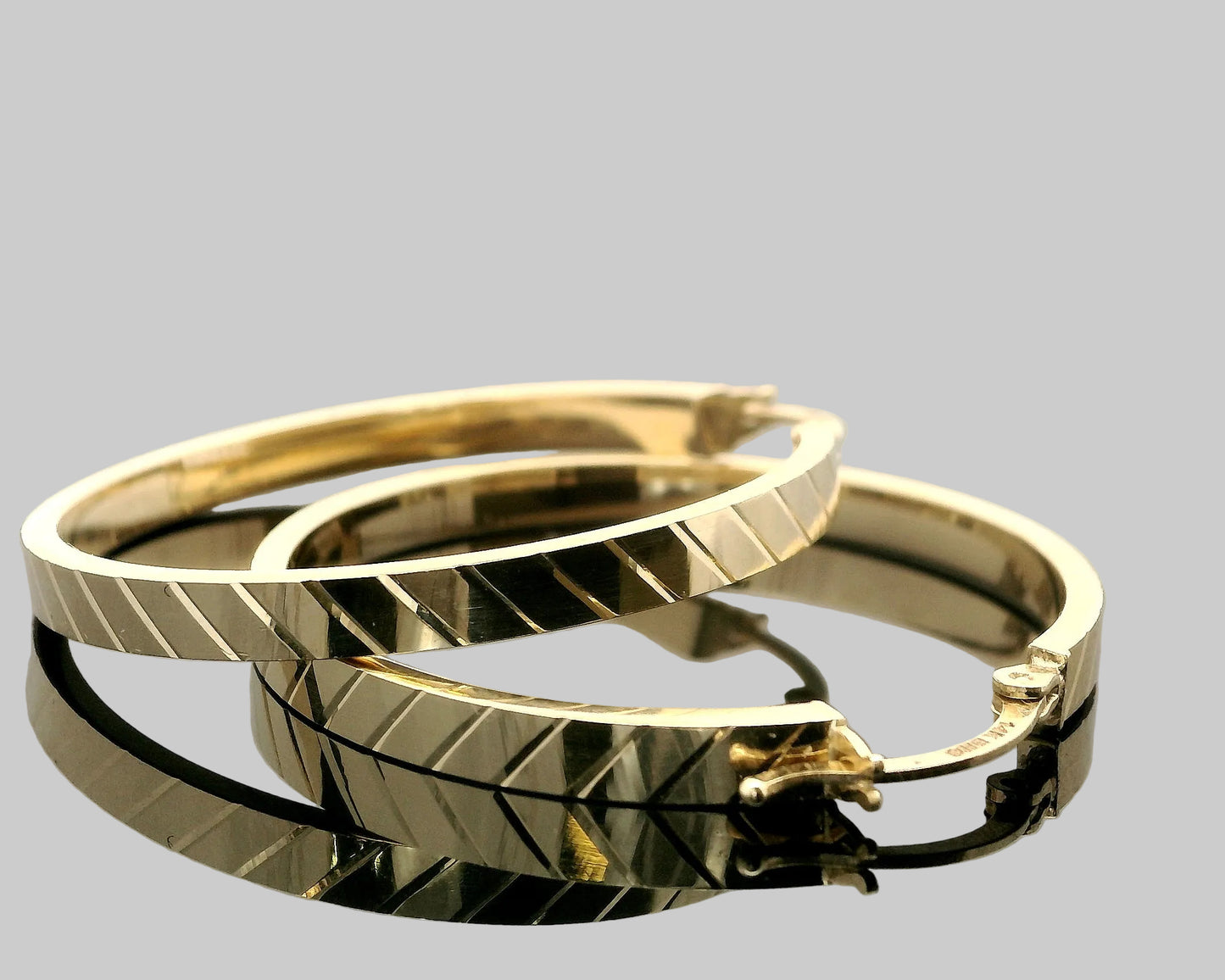 Arracadas de Aro Diamantadas en Oro