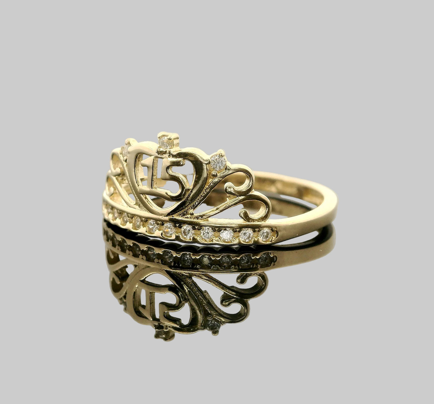 Anillo de quinceañera 15