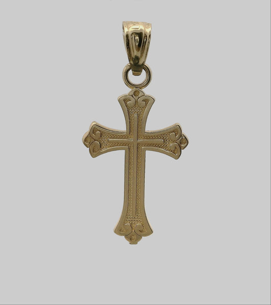 DIJE CRUZ ORNAMENTAL 14K