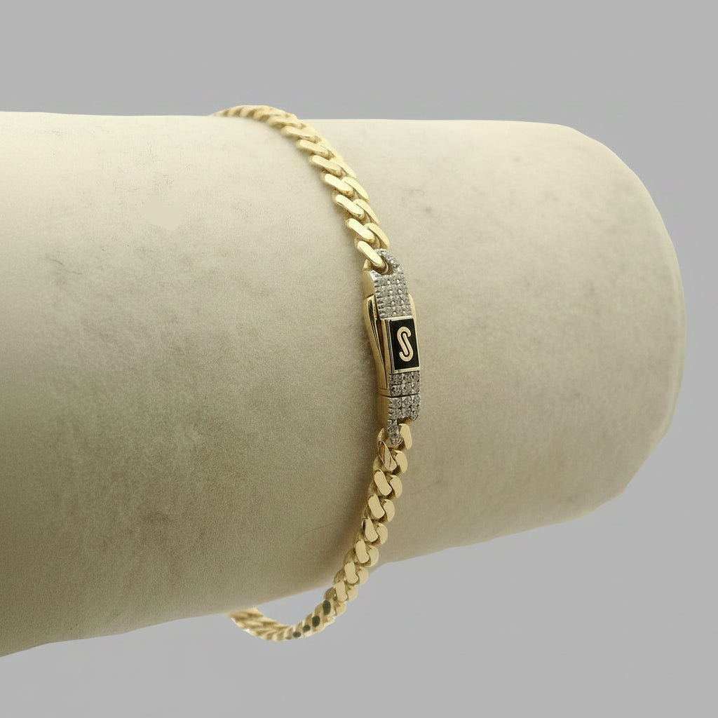 BRAZALETE MONACO 14K